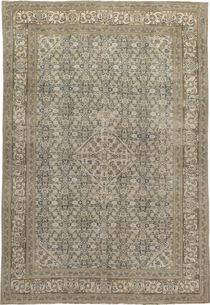 Antique Persian Tabriz Carpet, No.22690 - Galerie Shabab