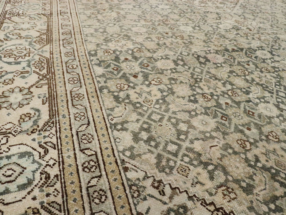 Antique Persian Tabriz Carpet, No.22690 - Galerie Shabab