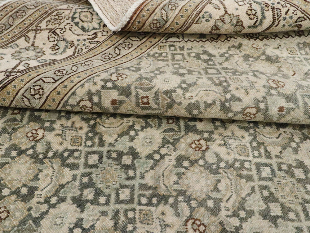 Antique Persian Tabriz Carpet, No.22690 - Galerie Shabab