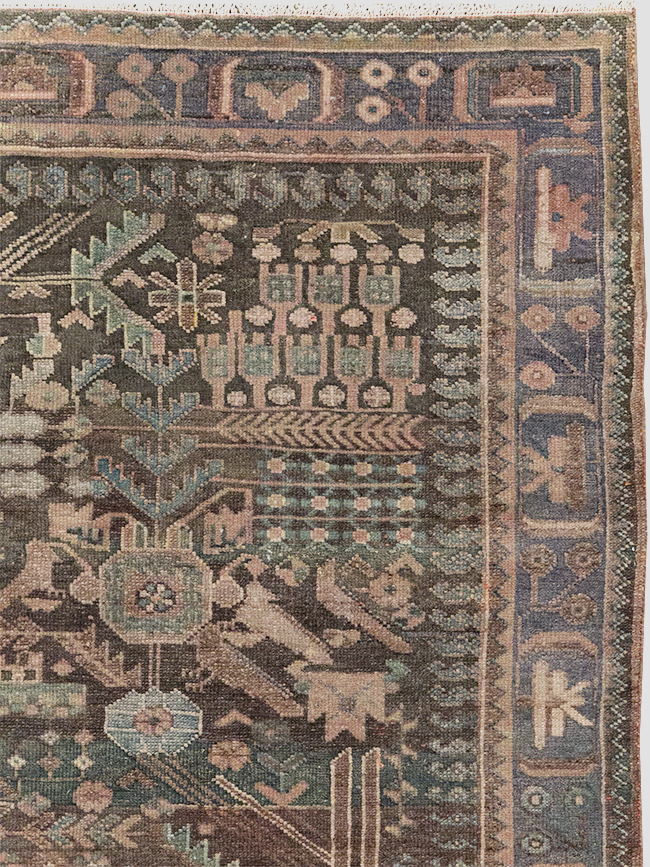 Vintage Persian Malayer Runner, No.22691 - Galerie Shabab