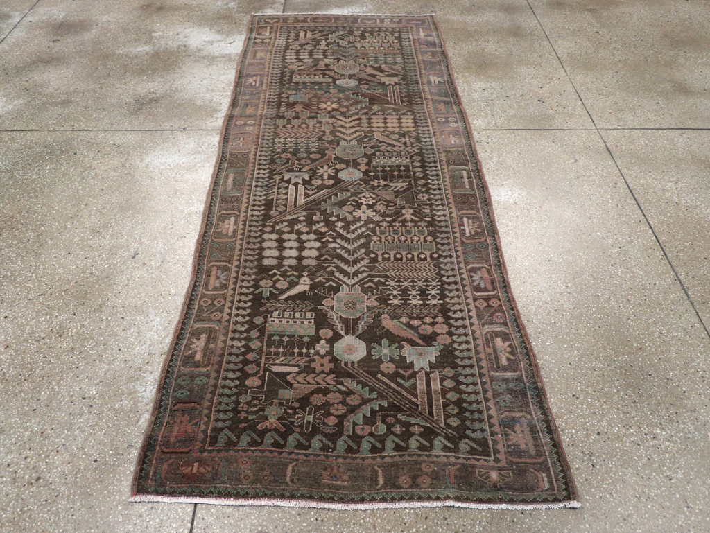 Vintage Persian Malayer Runner, No.22691 - Galerie Shabab