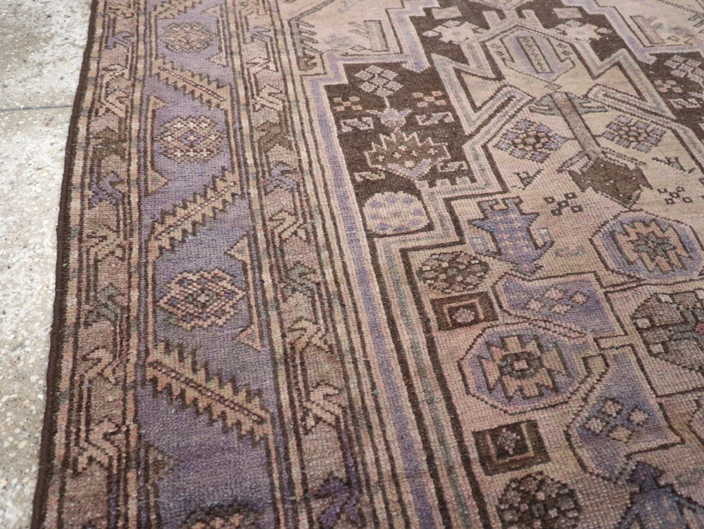 Vintage Persian Malayer Accent Rug, No.22700 - Galerie Shabab