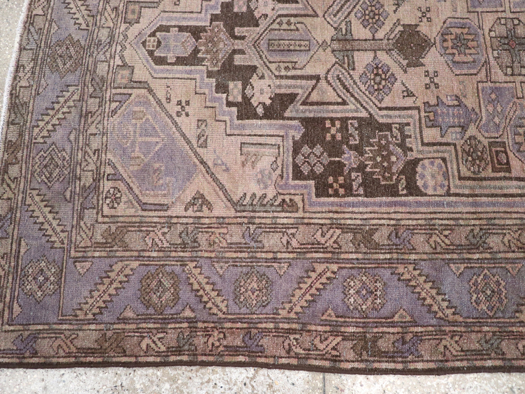 Vintage Persian Malayer Accent Rug, No.22700 - Galerie Shabab