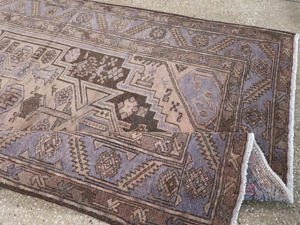 Vintage Persian Malayer Accent Rug, No.22700 - Galerie Shabab
