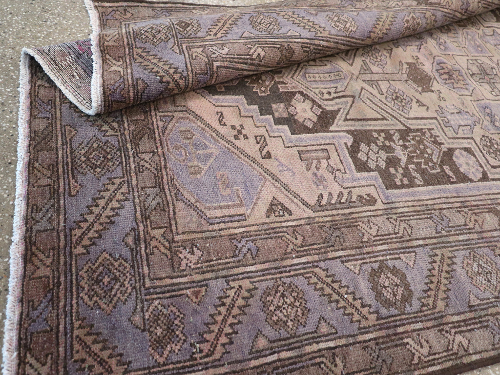 Vintage Persian Malayer Accent Rug, No.22700 - Galerie Shabab