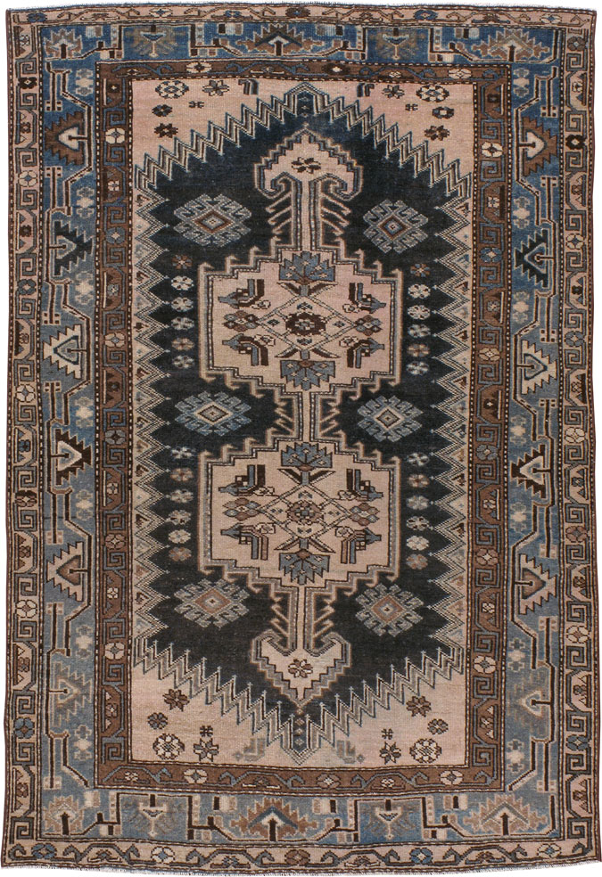 Vintage Persian Malayer Rug, No.22714 - Galerie Shabab