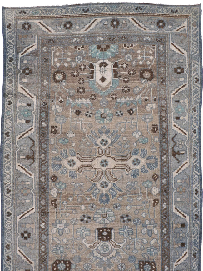Vintage Persian Malayer Runner, No.22720 - Galerie Shabab