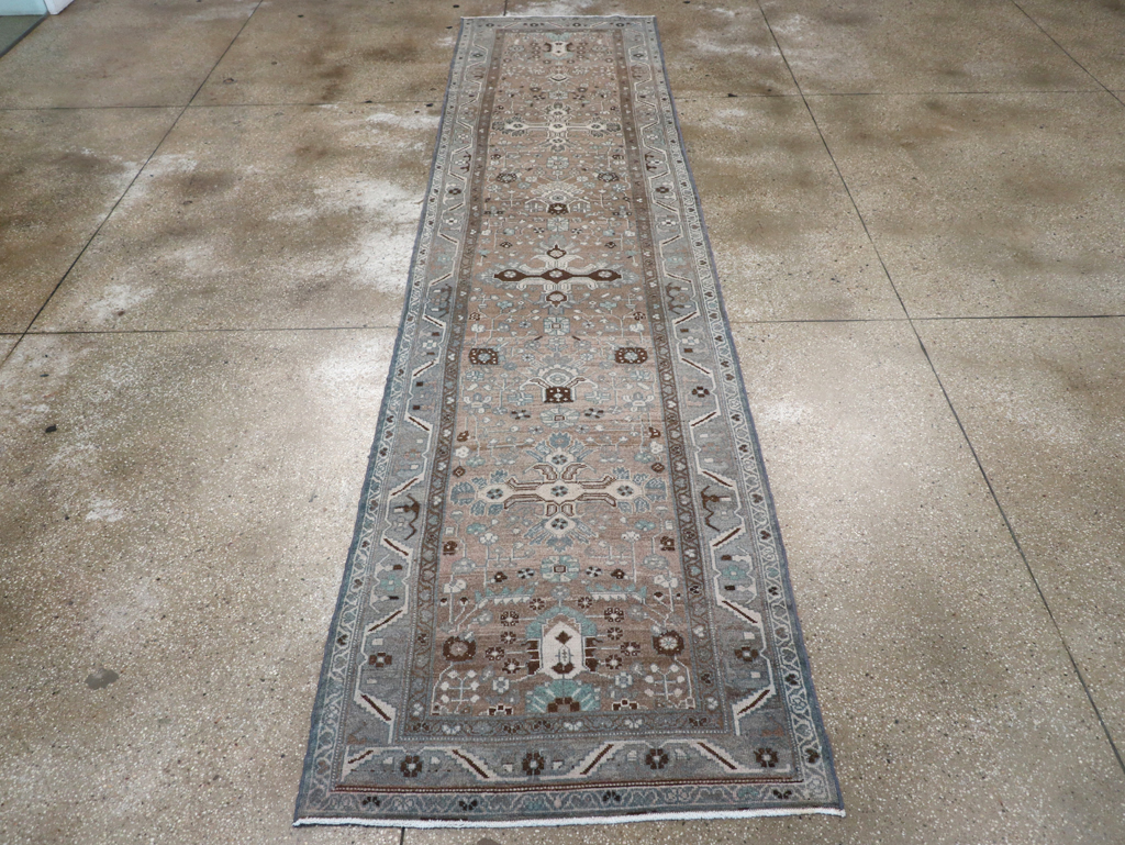 Vintage Persian Malayer Runner, No.22720 - Galerie Shabab