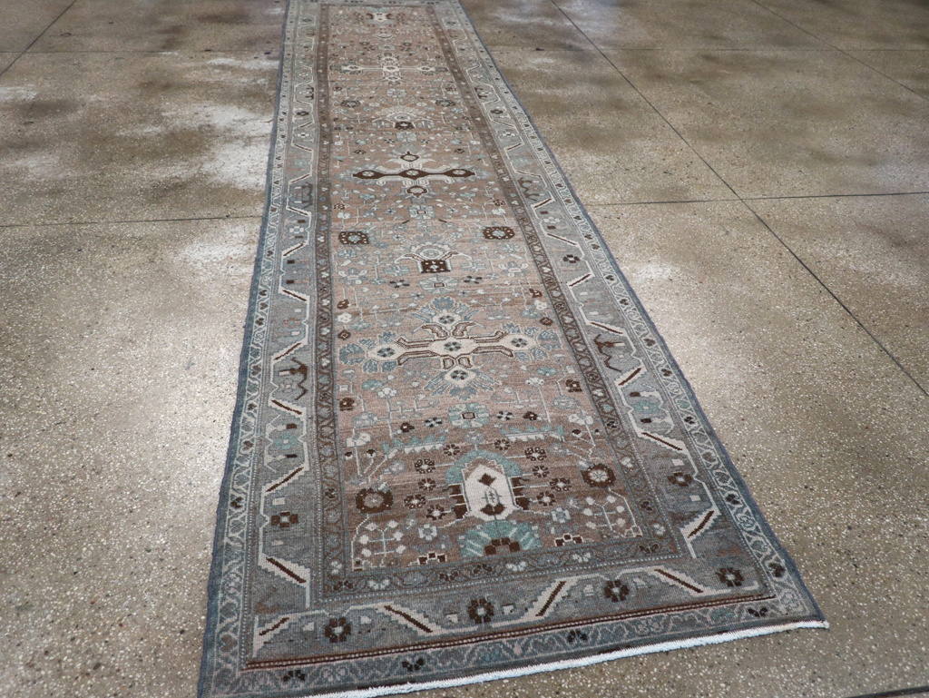 Vintage Persian Malayer Runner, No.22720 - Galerie Shabab