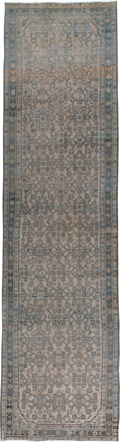 Vintage Persian Malayer Runner, No.22721 - Galerie Shabab
