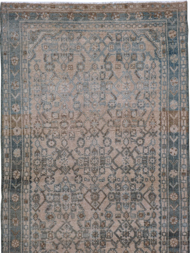 Vintage Persian Malayer Runner, No.22721 - Galerie Shabab
