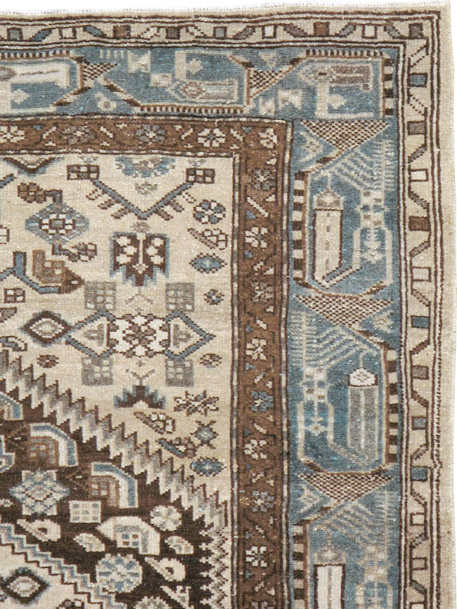 Vintage Persian Malayer Rug, No.22724 - Galerie Shabab