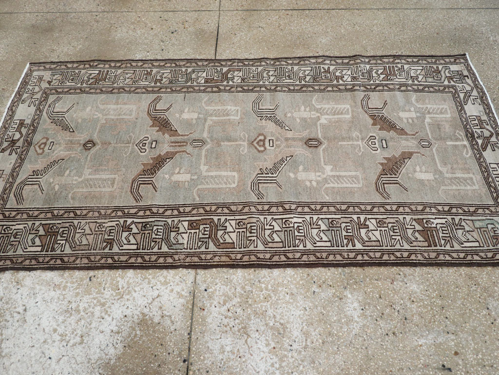 Vintage Persian Malayer Rug, No.22738 - Galerie Shabab