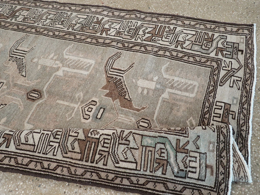 Vintage Persian Malayer Rug, No.22738 - Galerie Shabab