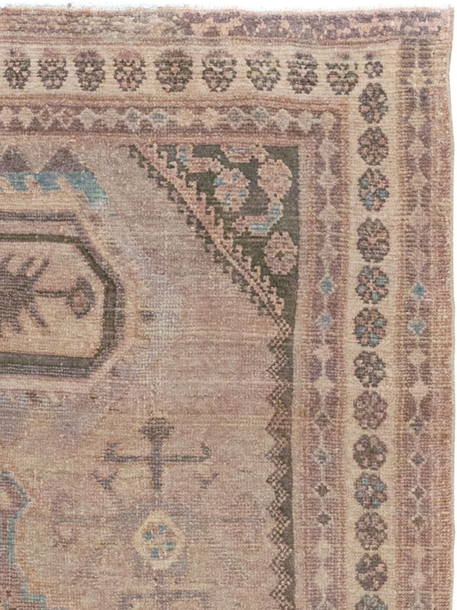 Vintage Persian Malayer Accent Rug, No.22739 - Galerie Shabab