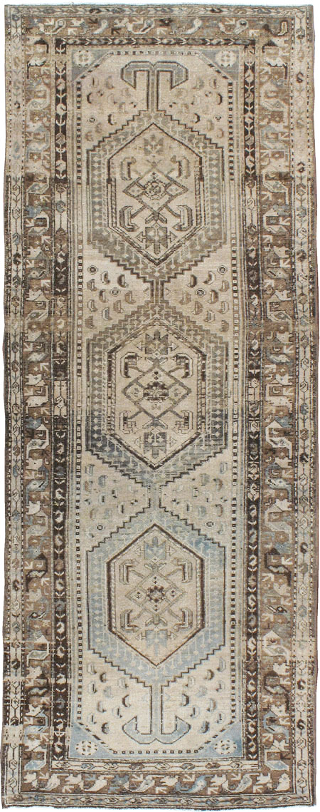Vintage Persian Malayer Runner, No.22743 - Galerie Shabab