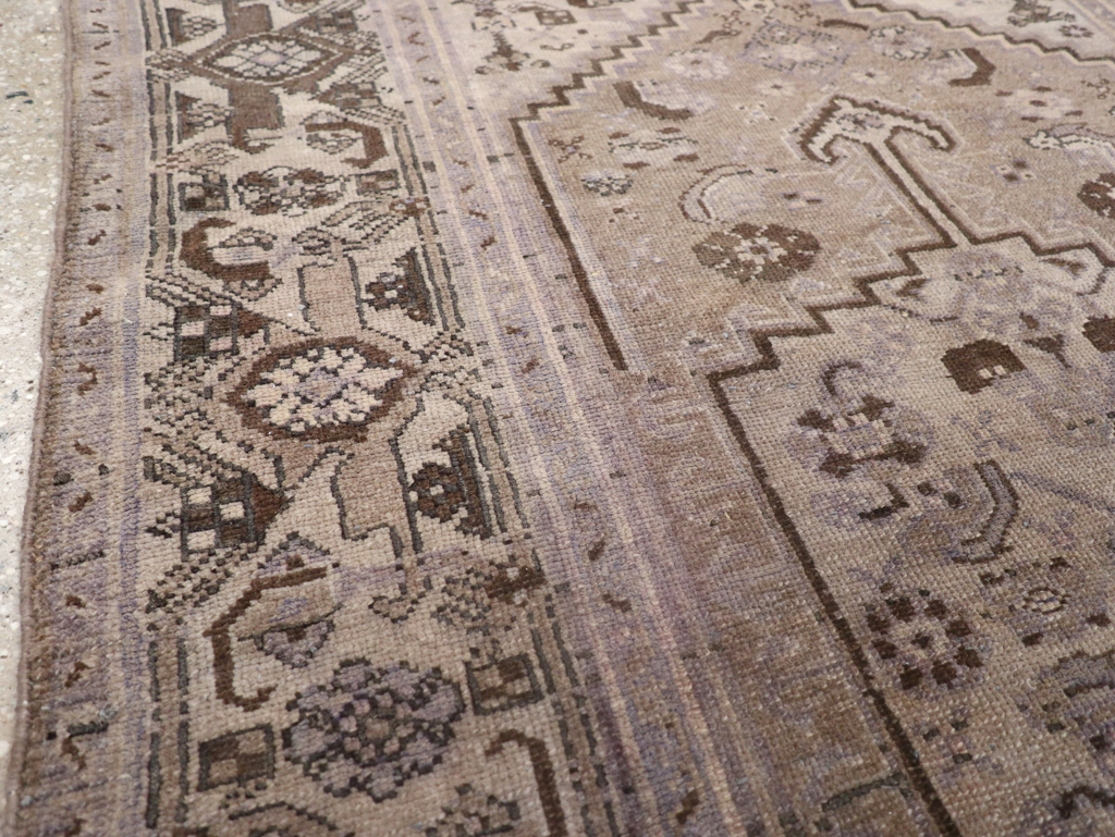 Vintage Persian Malayer Accent Rug, No.22749 - Galerie Shabab