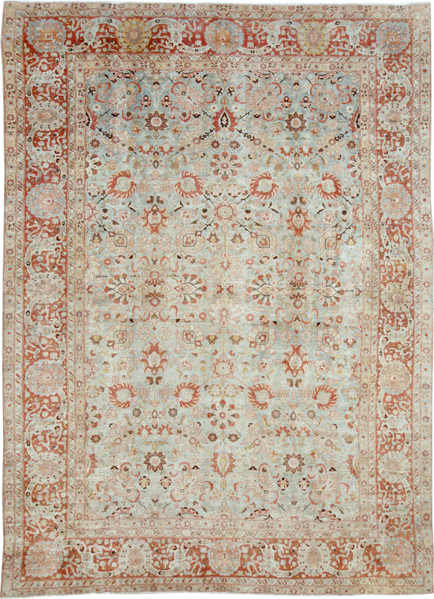 Antique Persian Tabriz Carpet, No.22753 - Galerie Shabab