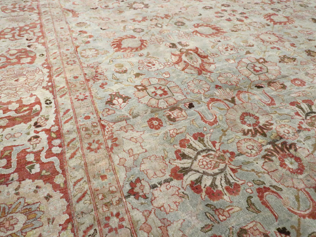 Antique Persian Tabriz Carpet, No.22753 - Galerie Shabab