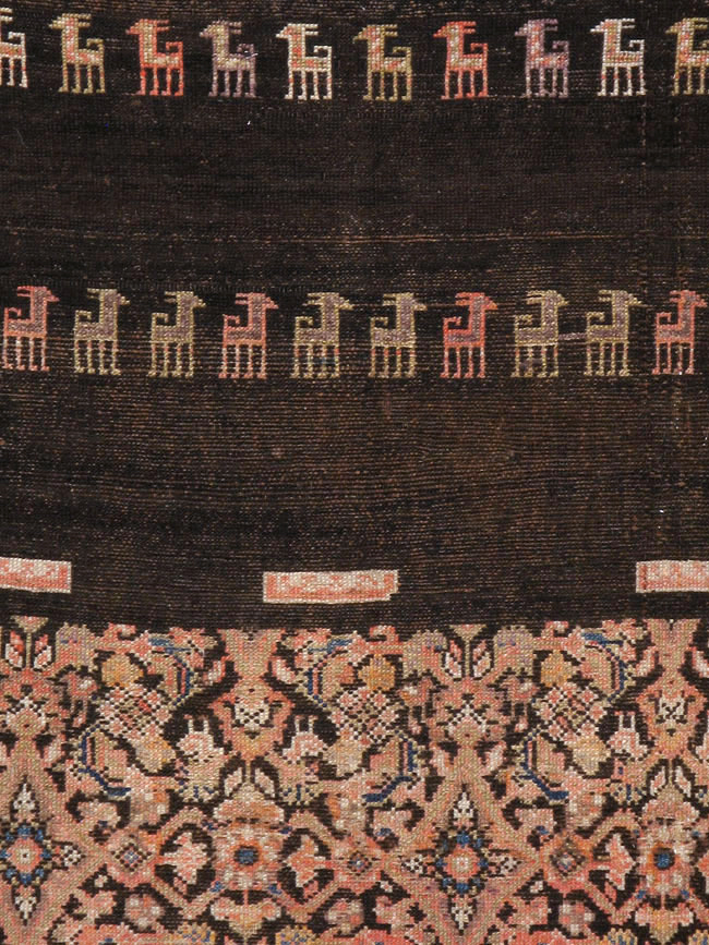 Antique Persian Kurdish Rug, No.22754 - Galerie Shabab