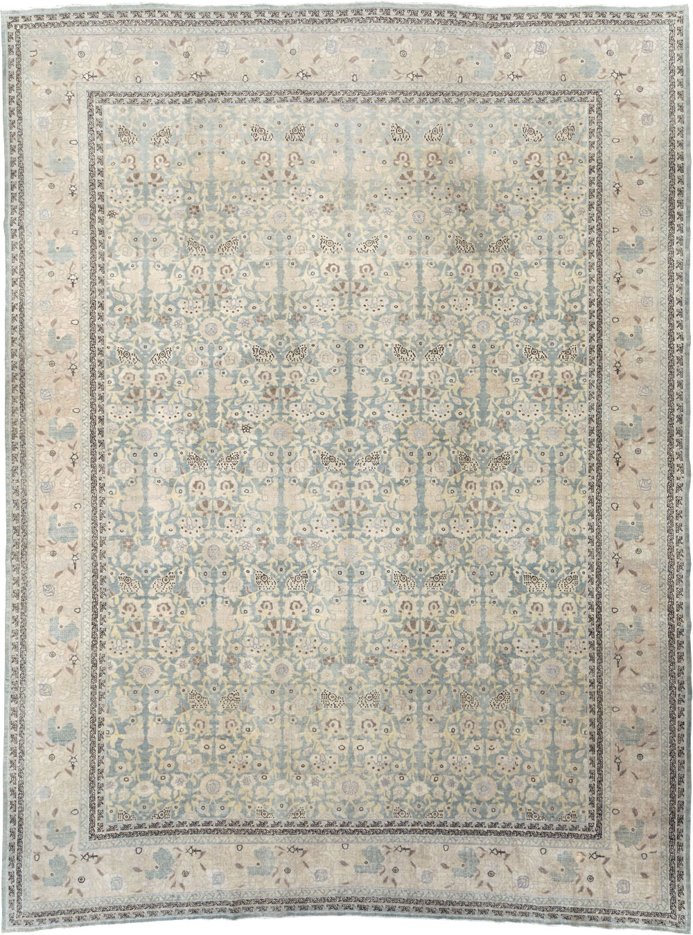 Antique Persian Tabriz Large Room Size Carpet, No.22760 - Galerie Shabab