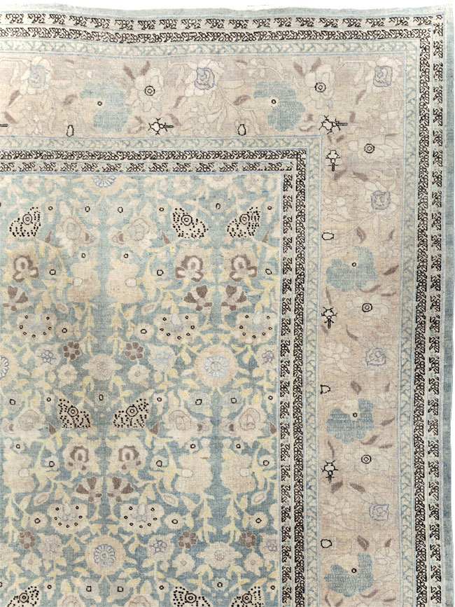 Antique Persian Tabriz Large Room Size Carpet, No.22760 - Galerie Shabab