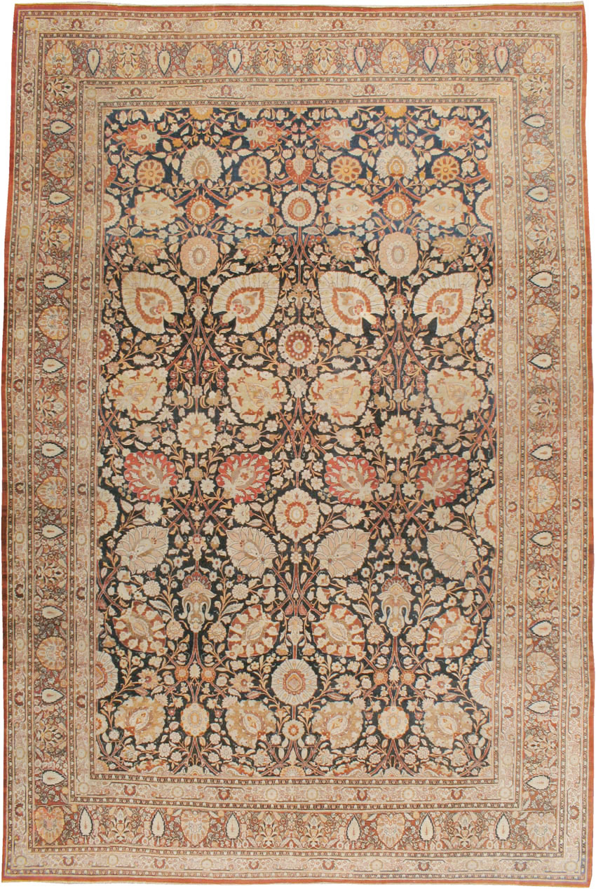 Antique Persian Tabriz Hagi Jalili Carpet, No.22765 - Galerie Shabab