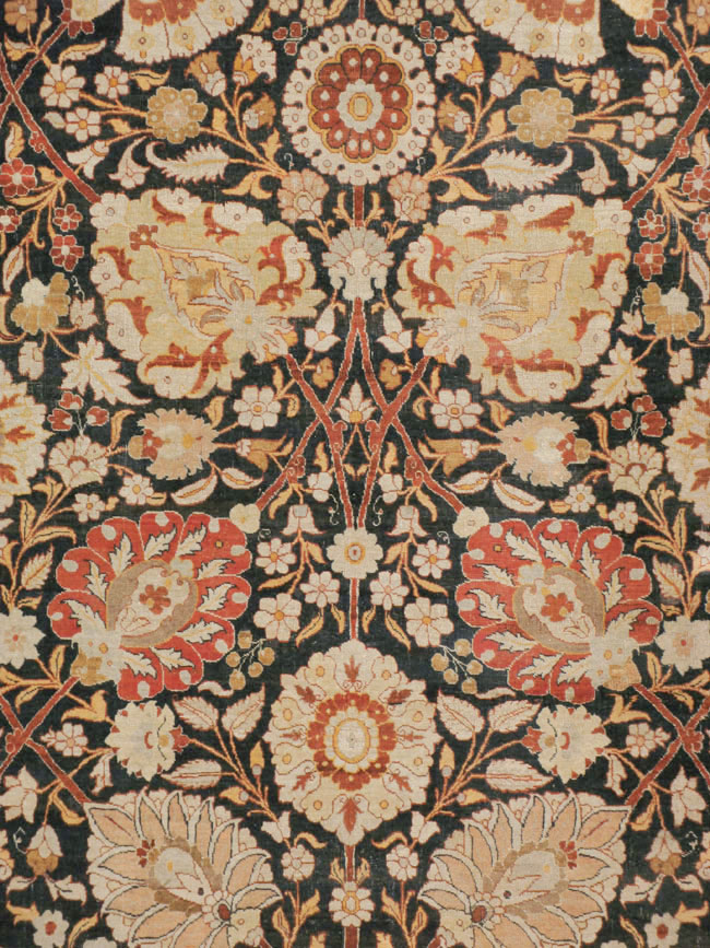 Antique Persian Tabriz Hagi Jalili Carpet, No.22765 - Galerie Shabab