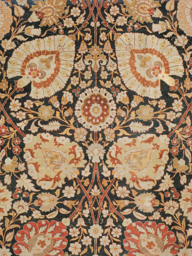 Antique Persian Tabriz Hagi Jalili Carpet, No.22765 - Galerie Shabab