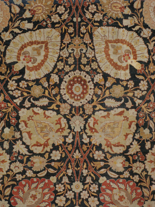 Antique Persian Tabriz Hagi Jalili Carpet, No.22765 - Galerie Shabab