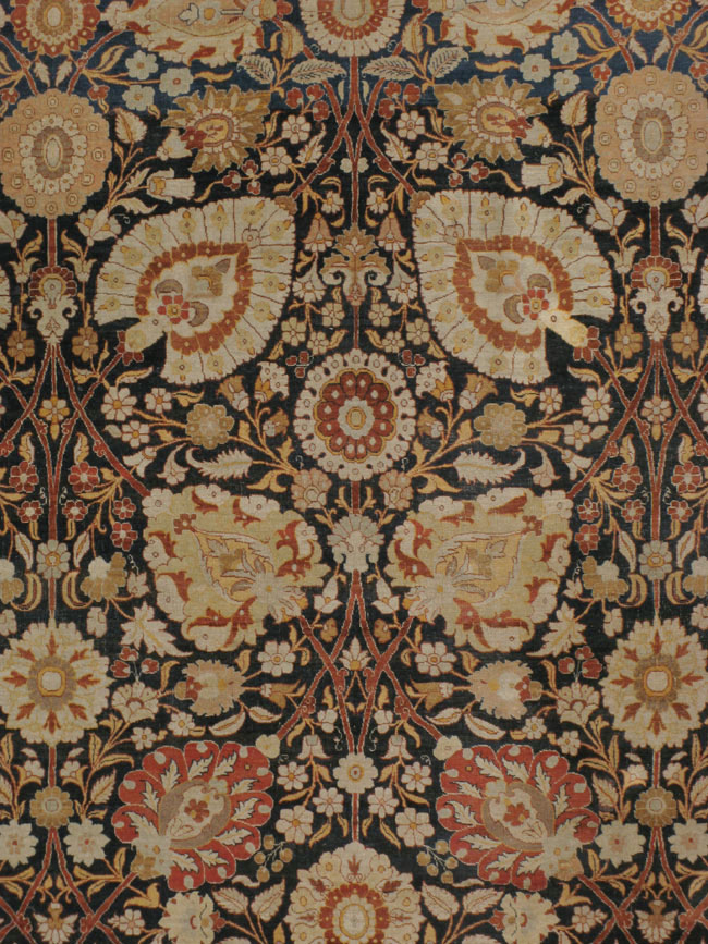 Antique Persian Tabriz Hagi Jalili Carpet, No.22765 - Galerie Shabab