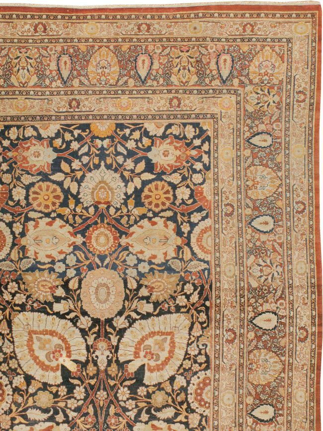 Antique Persian Tabriz Hagi Jalili Carpet, No.22765 - Galerie Shabab