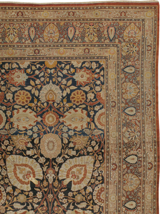 Antique Persian Tabriz Hagi Jalili Carpet, No.22765 - Galerie Shabab