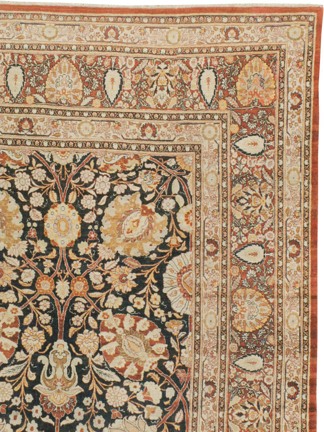 Antique Persian Tabriz Hagi Jalili Carpet, No.22765 - Galerie Shabab
