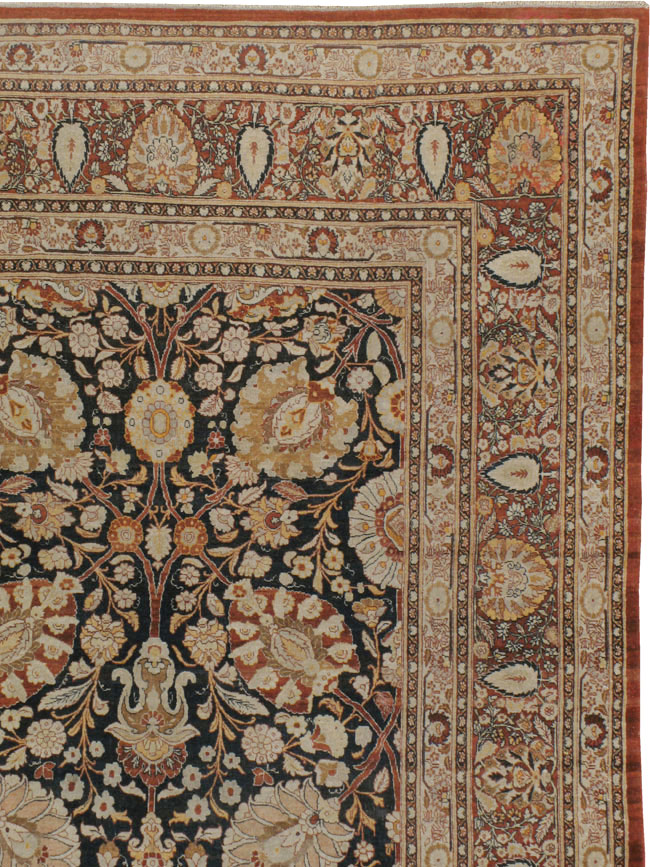 Antique Persian Tabriz Hagi Jalili Carpet, No.22765 - Galerie Shabab