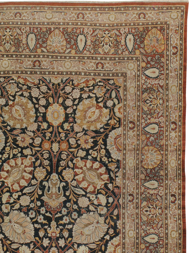 Antique Persian Tabriz Hagi Jalili Carpet, No.22765 - Galerie Shabab