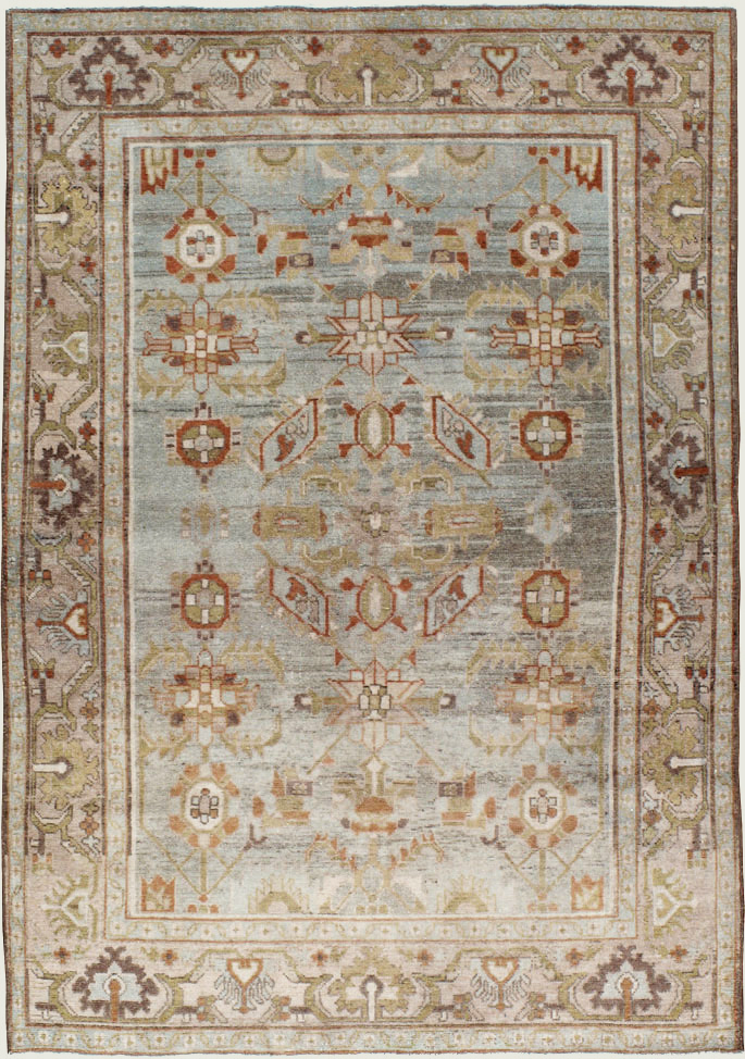 Vintage Persian Malayer Rug, No.22775 - Galerie Shabab