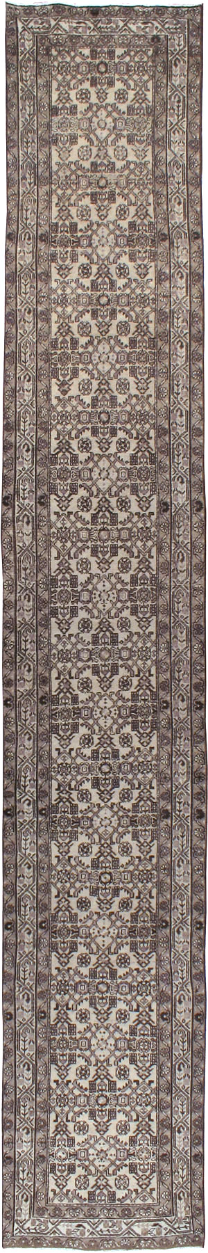 Vintage Persian Malayer Long Runner, No.22781 - Galerie Shabab