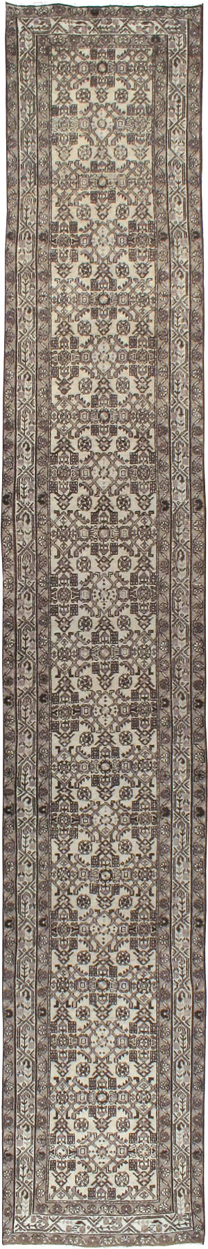 Vintage Persian Malayer Long Runner, No.22781 - Galerie Shabab