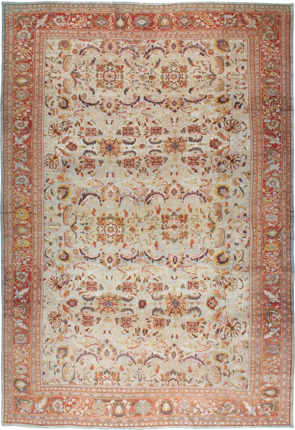 Antique Persian Sulatanbad Carpet, No.22784 - Galerie Shabab