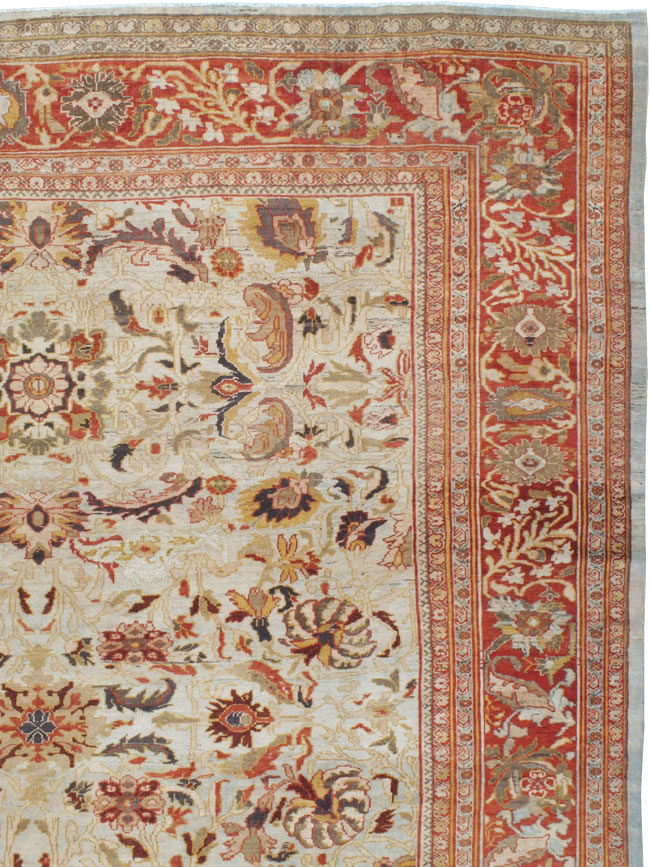 Antique Persian Sulatanbad Carpet, No.22784 - Galerie Shabab