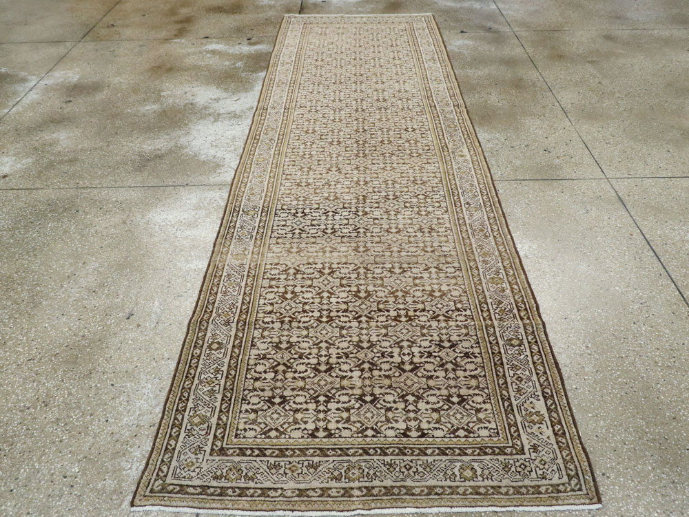 Vintage Persian Malayer Runner, No.22789 - Galerie Shabab
