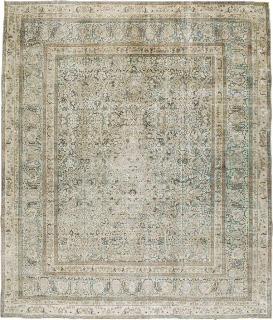 Antique Persian Mashad Carpet, No.22791 - Galerie Shabab
