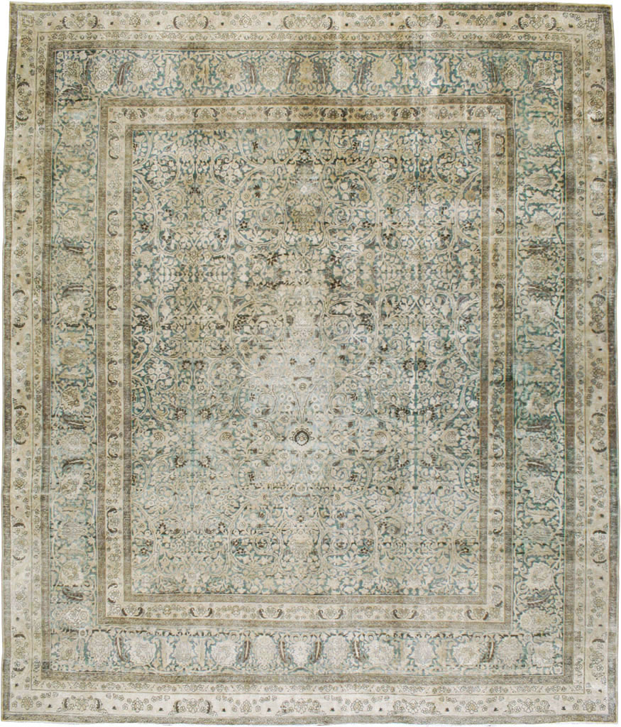 Antique Persian Mashad Carpet, No.22791 - Galerie Shabab