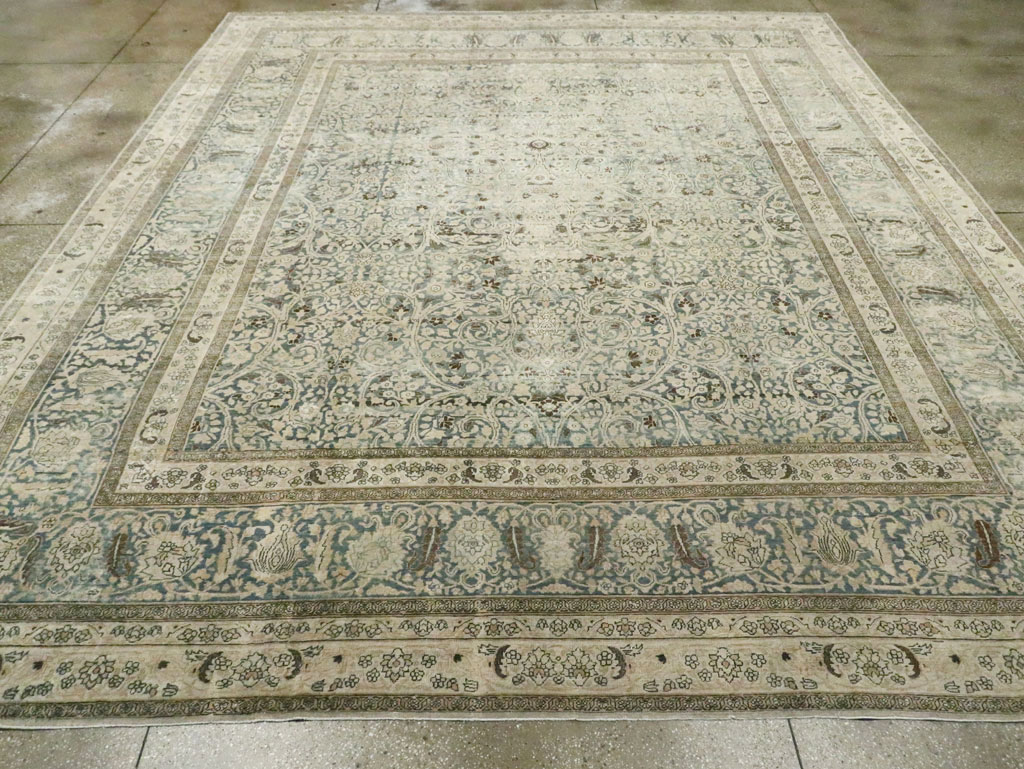 Antique Persian Mashad Carpet, No.22791 - Galerie Shabab