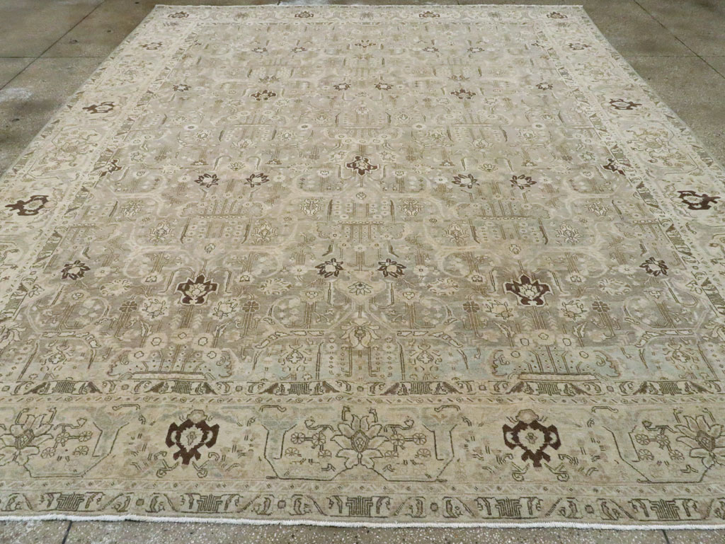Antique Persian Tabriz Carpet, No.22793 - Galerie Shabab