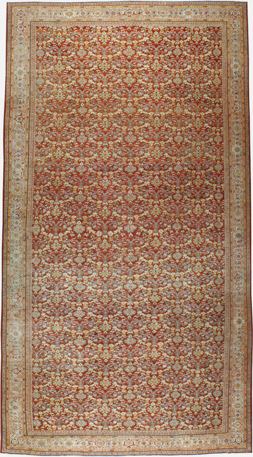 Antiuqe Persian Mahal Carpet, No.22794 - Galerie Shabab