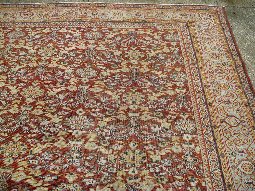 Antiuqe Persian Mahal Carpet, No.22794 - Galerie Shabab
