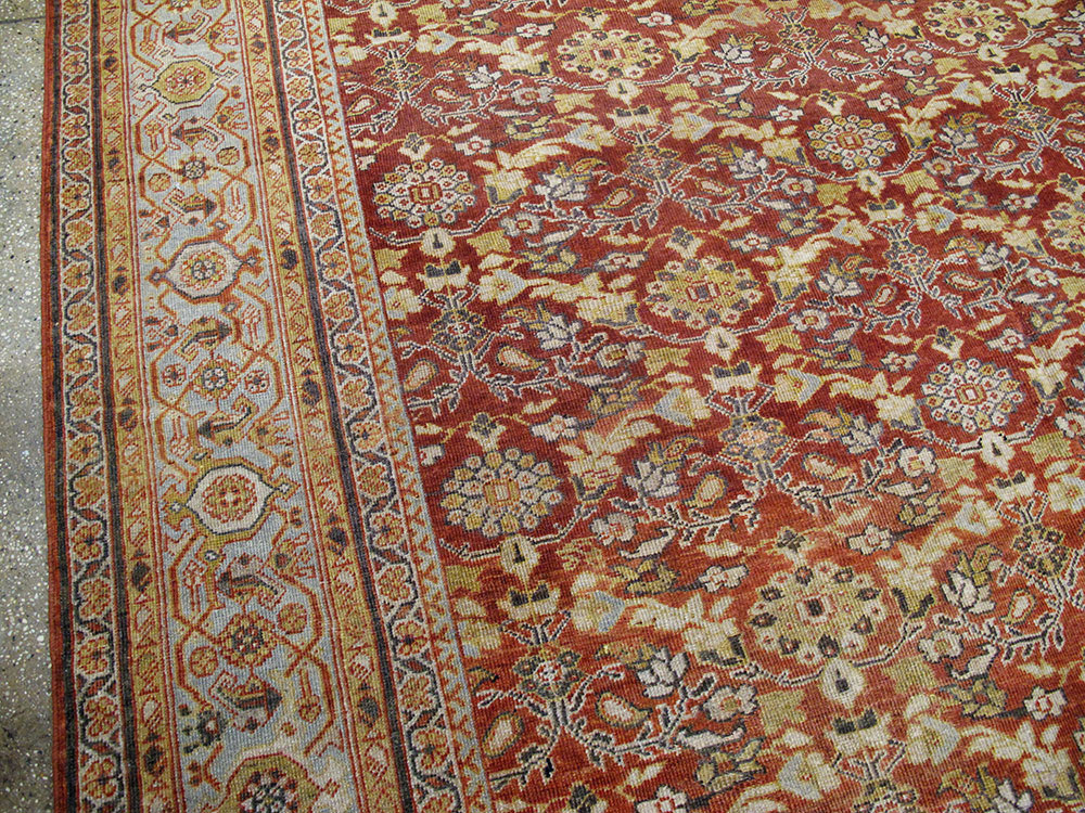 Antiuqe Persian Mahal Carpet, No.22794 - Galerie Shabab