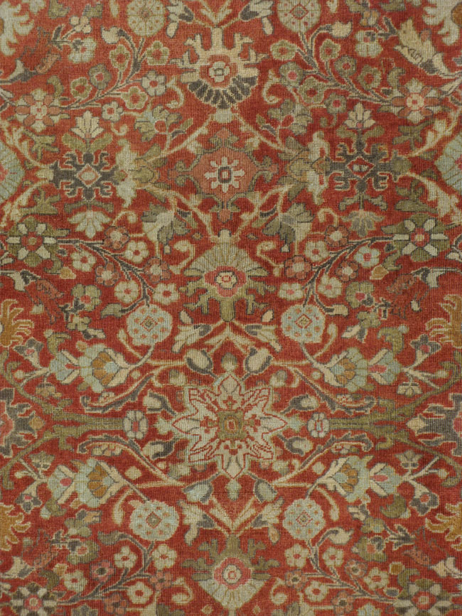 Antique Mahal Square Carpet, No.22797 - Galerie Shabab